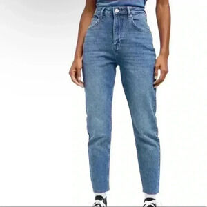 Lawman vintage raw hem high rise jeans